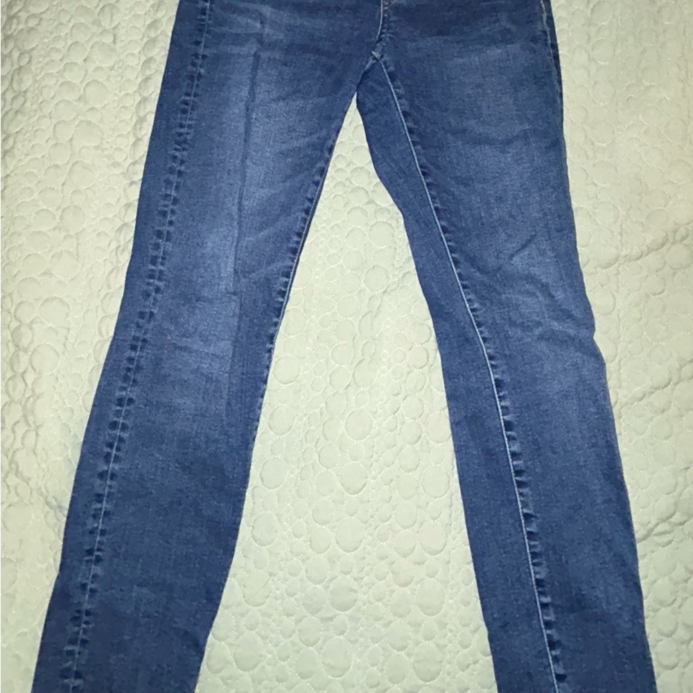 Madewell Women's Maternity Skinny Jeans in Blue